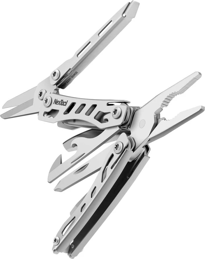 Multitool NexTool Mini FLAGSHIP NE20178, 10-në-1, argjend
