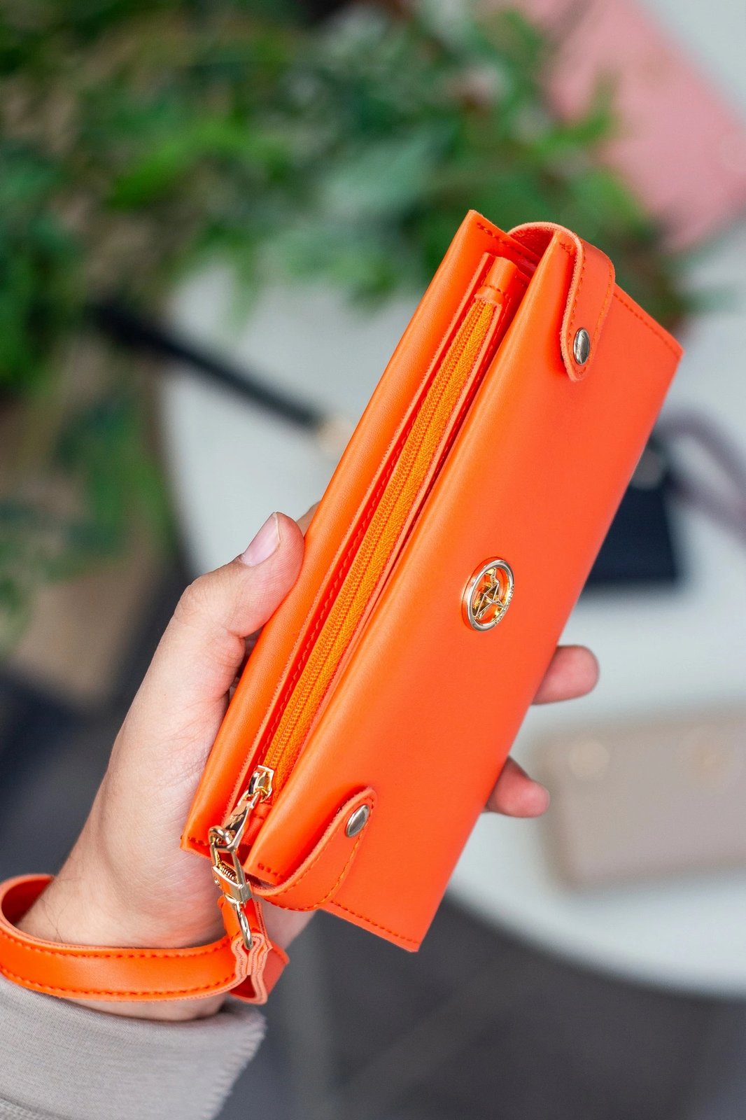 Portofol për gra, Zoozie Bags, portokalli, Tiran