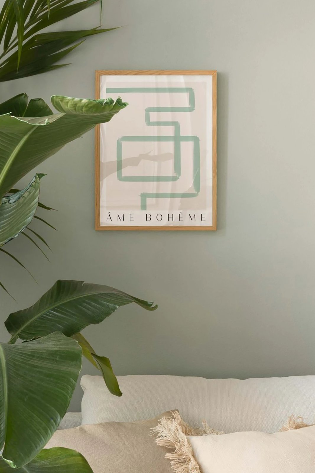 Pikturë dekorative me kornizë, shumëngjyrëshe, Wallity, Tekhamcerceve45, 33x48cm