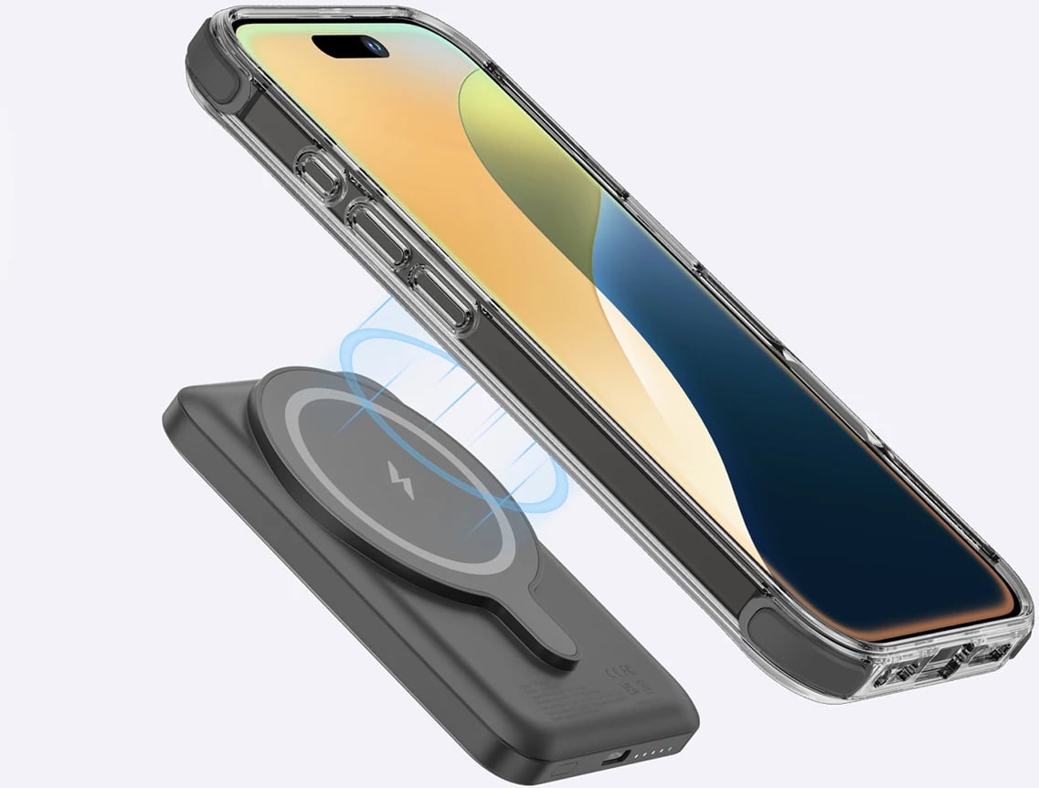 Mbështjellës AmazingThing Omni Mag Case për iPhone 16 Plus, i zi