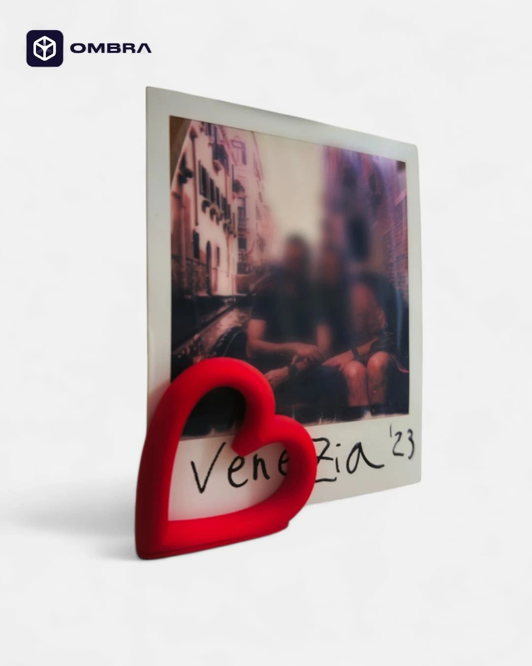 Heart Photo Stand for Polaroids – e kuqe