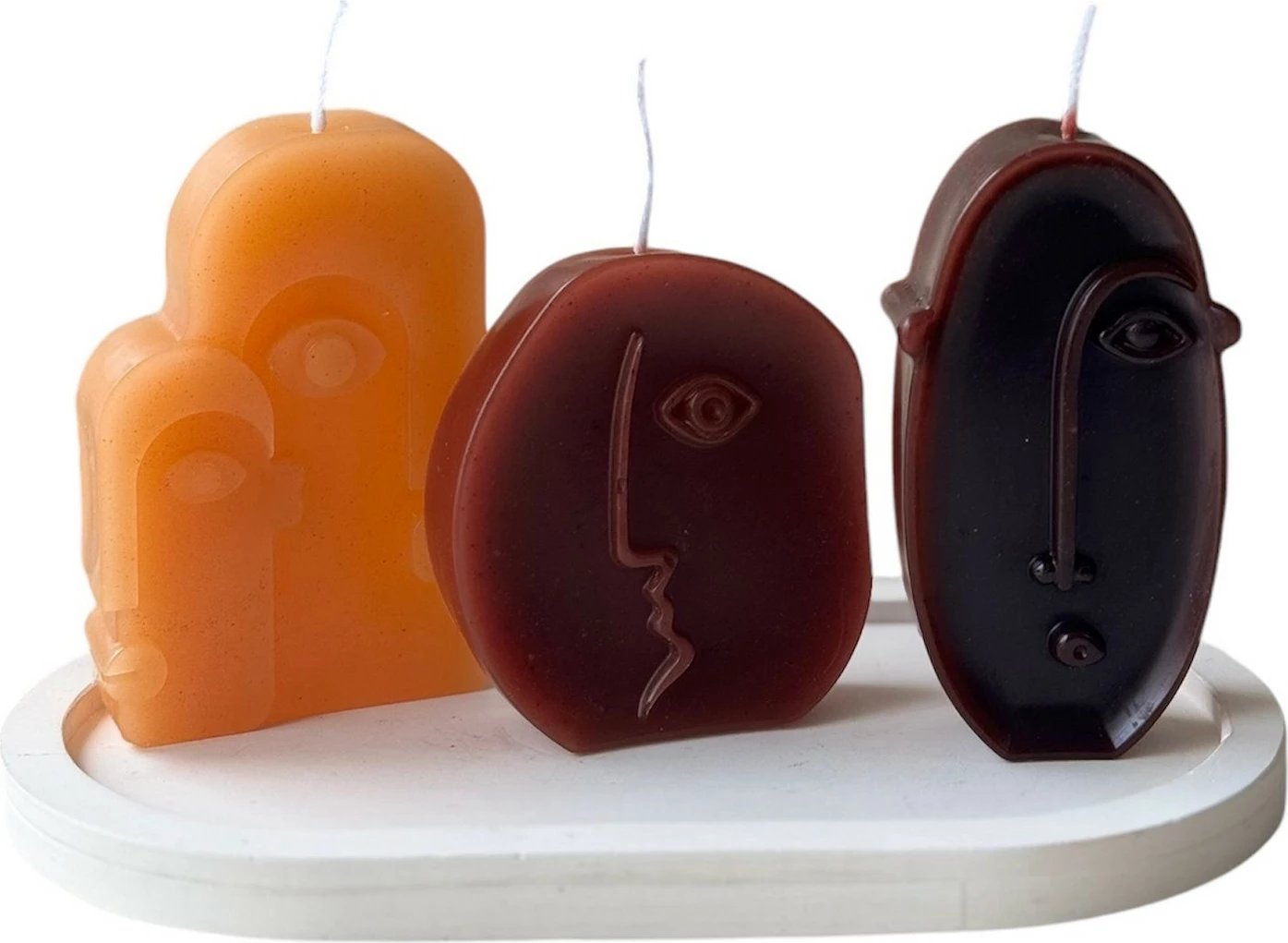 Set qirinjsh (4 copë), Evila Originals, Glamour Candle 38ST