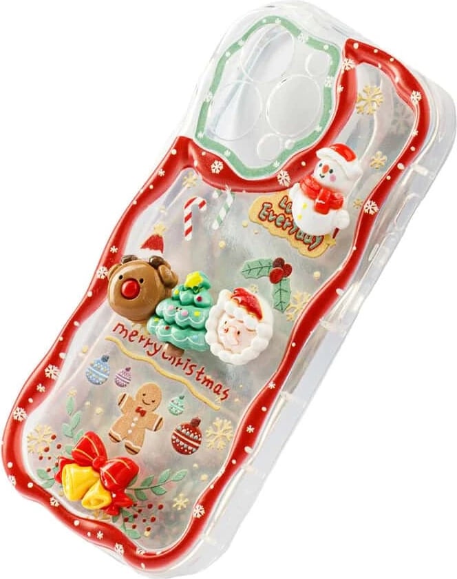 Fotroll për telefon TECH TIME Christmas Edition Red (IP16PLUS)