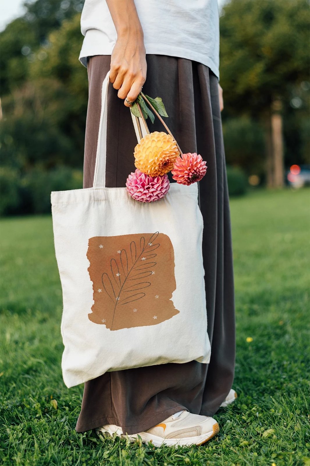 Çantë tote Zoozie Bags, model 28, shumëngjyrëshe