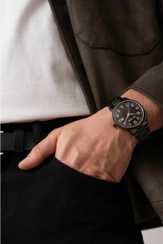 Orë dore për meshkuj Paul Lorens, e zezë