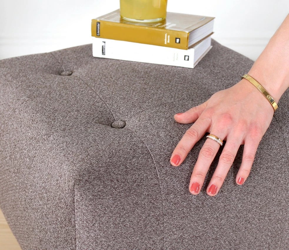 Puf Atelier del Sofa, ngjyrë kafe, Tomp