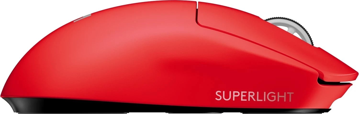Maus Logitech G Pro X Superlight, i kuq