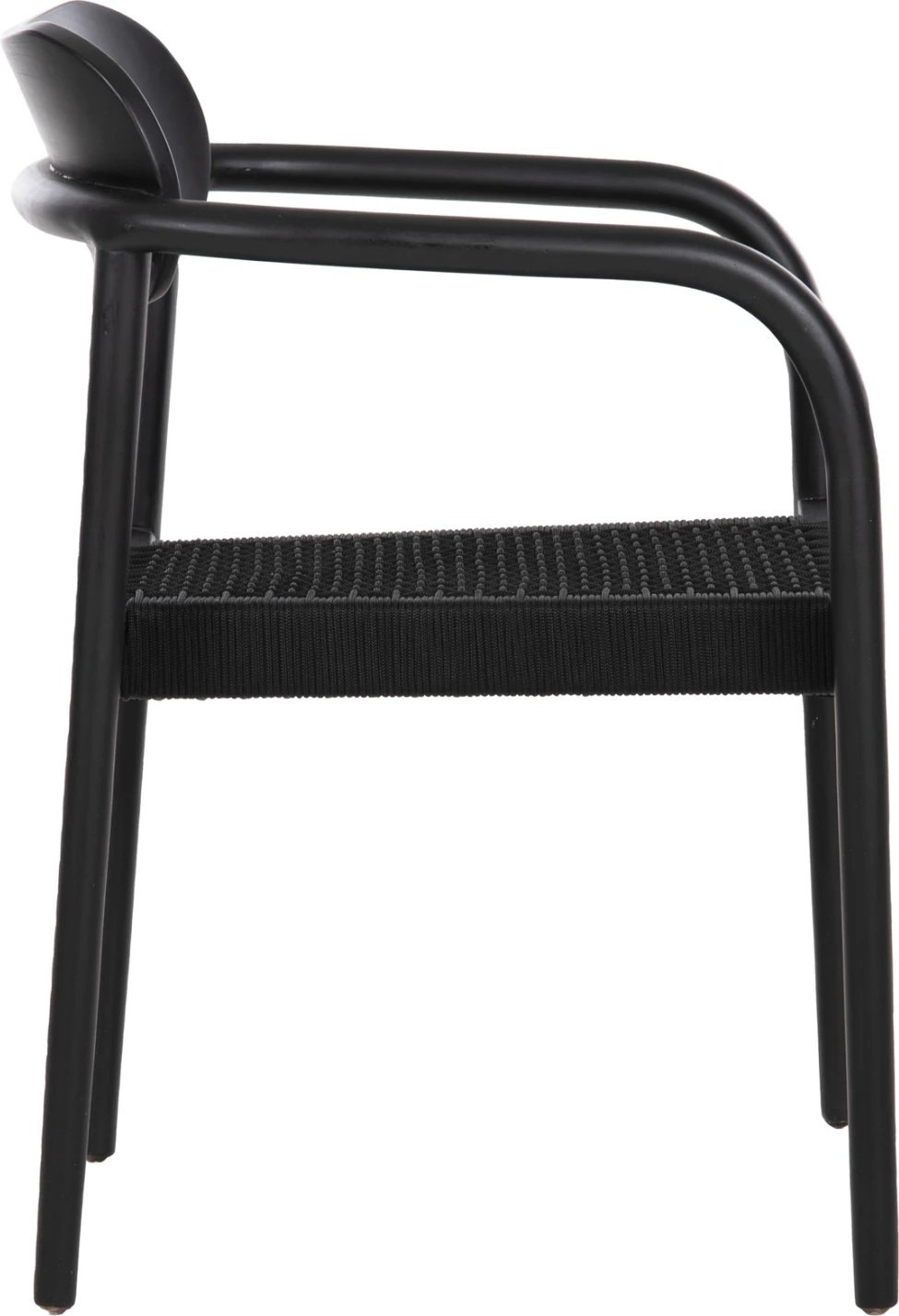 Karrige Oslo FH9636.12 dru tik & litar në të zezë 55x54x80Hcm