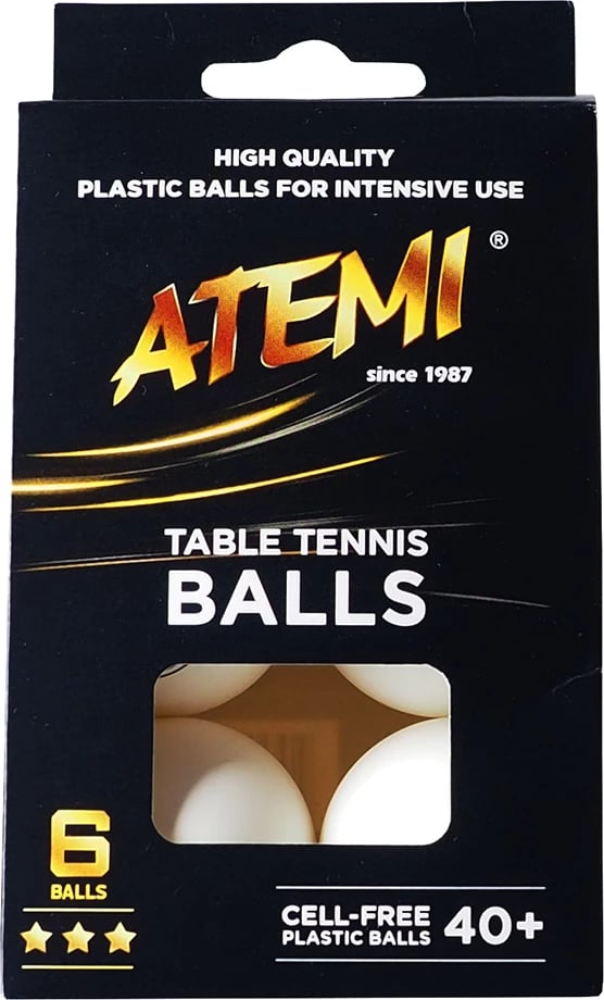 Topa pingpong Atemi, të bardhë
