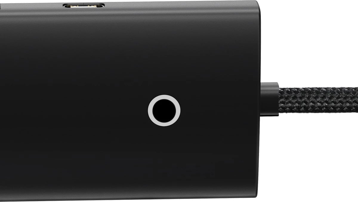 HUB Baseus Lite Series WKQX030001, 4x USB-A 3.0, 0.25m, zi