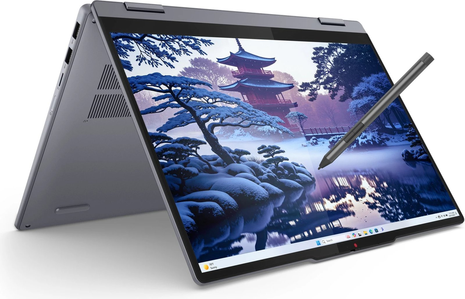 Laptop Lenovo IdeaPad 5 2-in-1 14IAL10, Core Ultra 5 225H, 16GB/512GB SSD, 14" Touch, Luna Grey