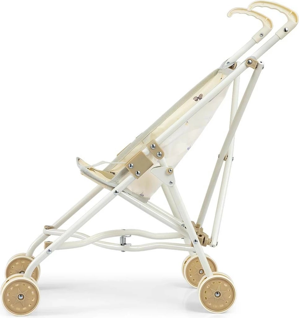 Karrocë lodër për kukulla Milly Mally Julia Nature, krem dekorative