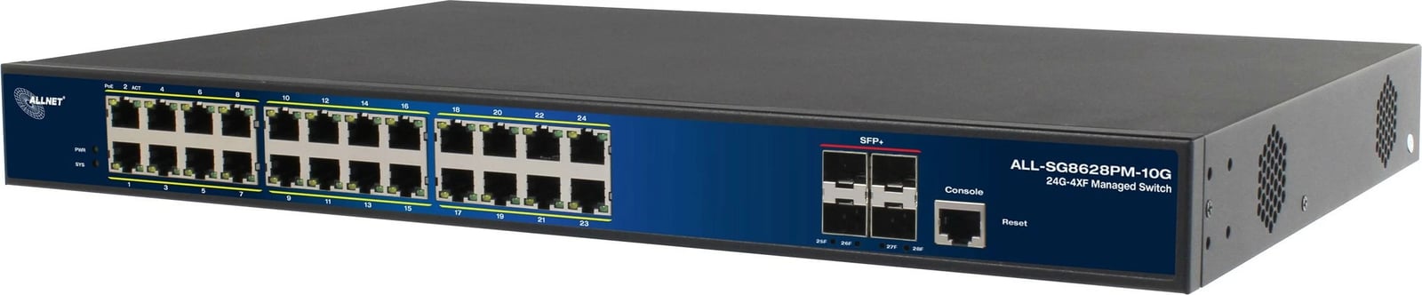 Switch ALLNET ALL-SG8628PM-10G M POE+