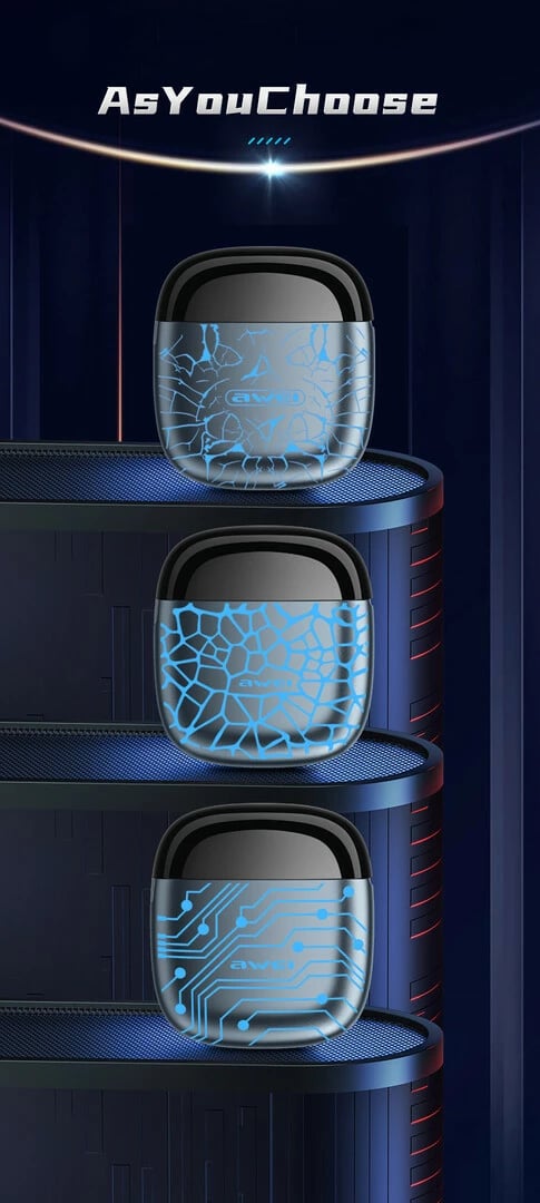 Kufje Me Bluetooth AWEI T28Pro (Kalter)