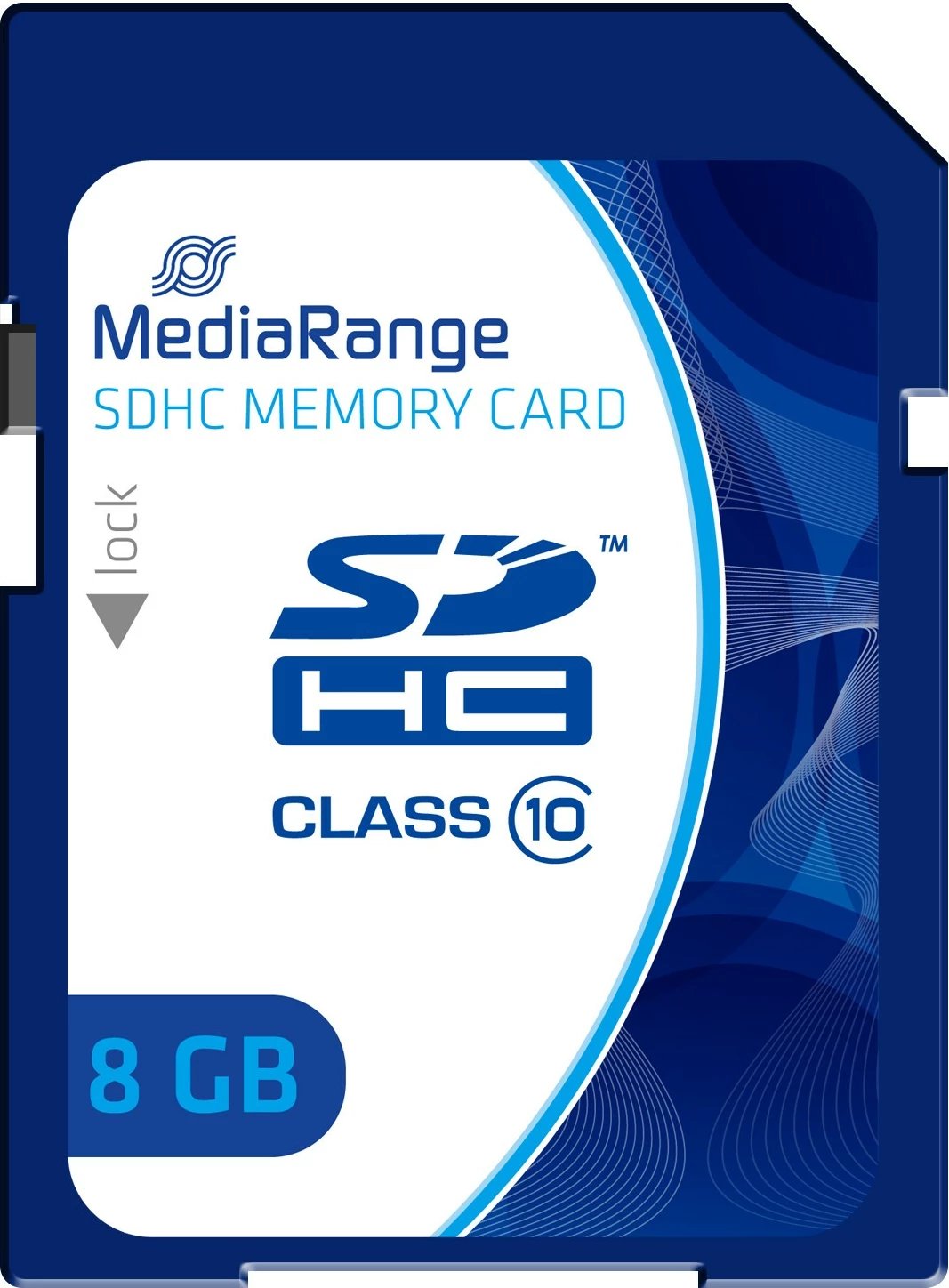 SDHC kartelë MediaRange MR962 8GB kaltër