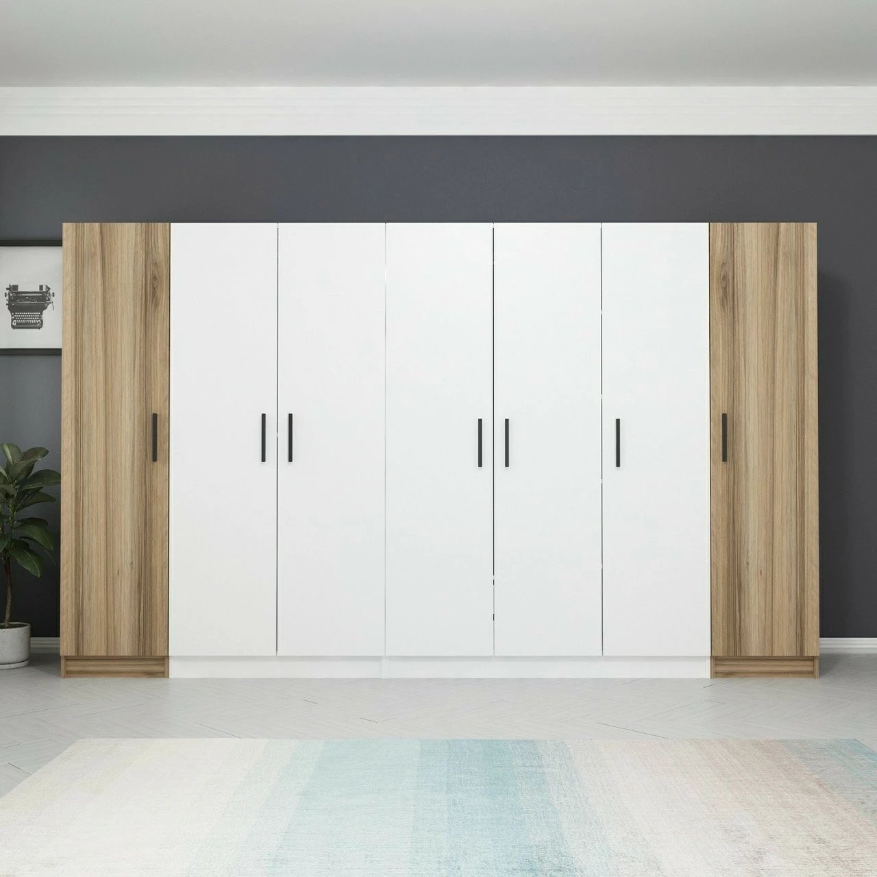 Dollap Skye Decor, ngjyrë arre, 3078