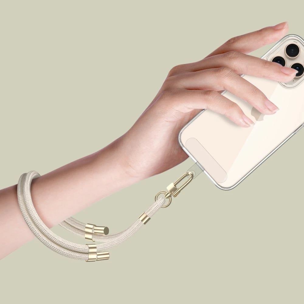 Rrip dore Tech-Protect C4S për celular, me adapter, Bezhe