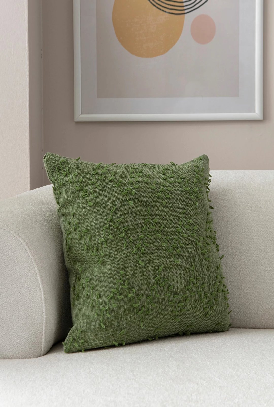 Jastëk mbulesë, ngjyrë e gjelbër, Evila Originals, Tuffet v3, 43x43cm