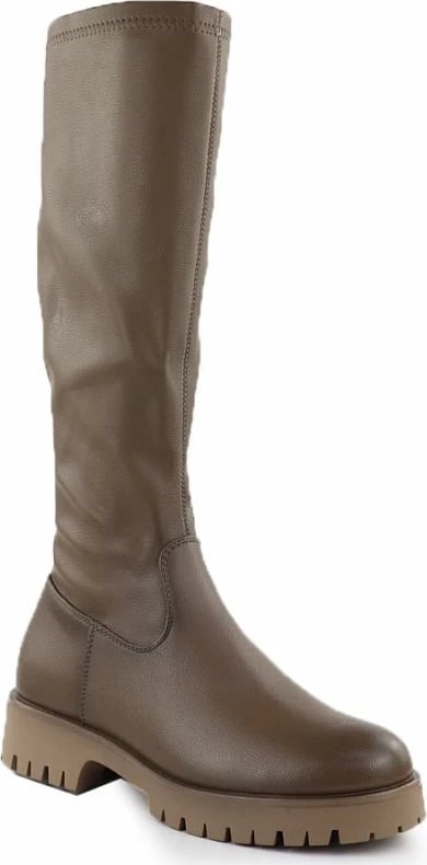 Çizme platforme femra Potocki 25-12729, khaki