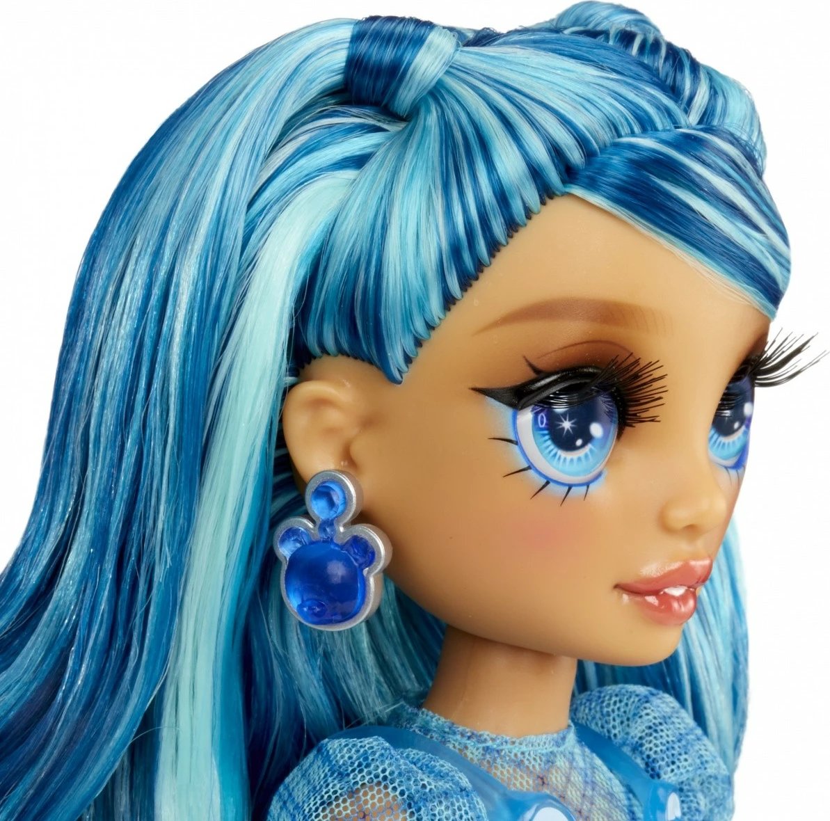 Set lodër Rainbow High Creative Crystals Skyler, me aksesorë të personalizueshëm, kaltër
