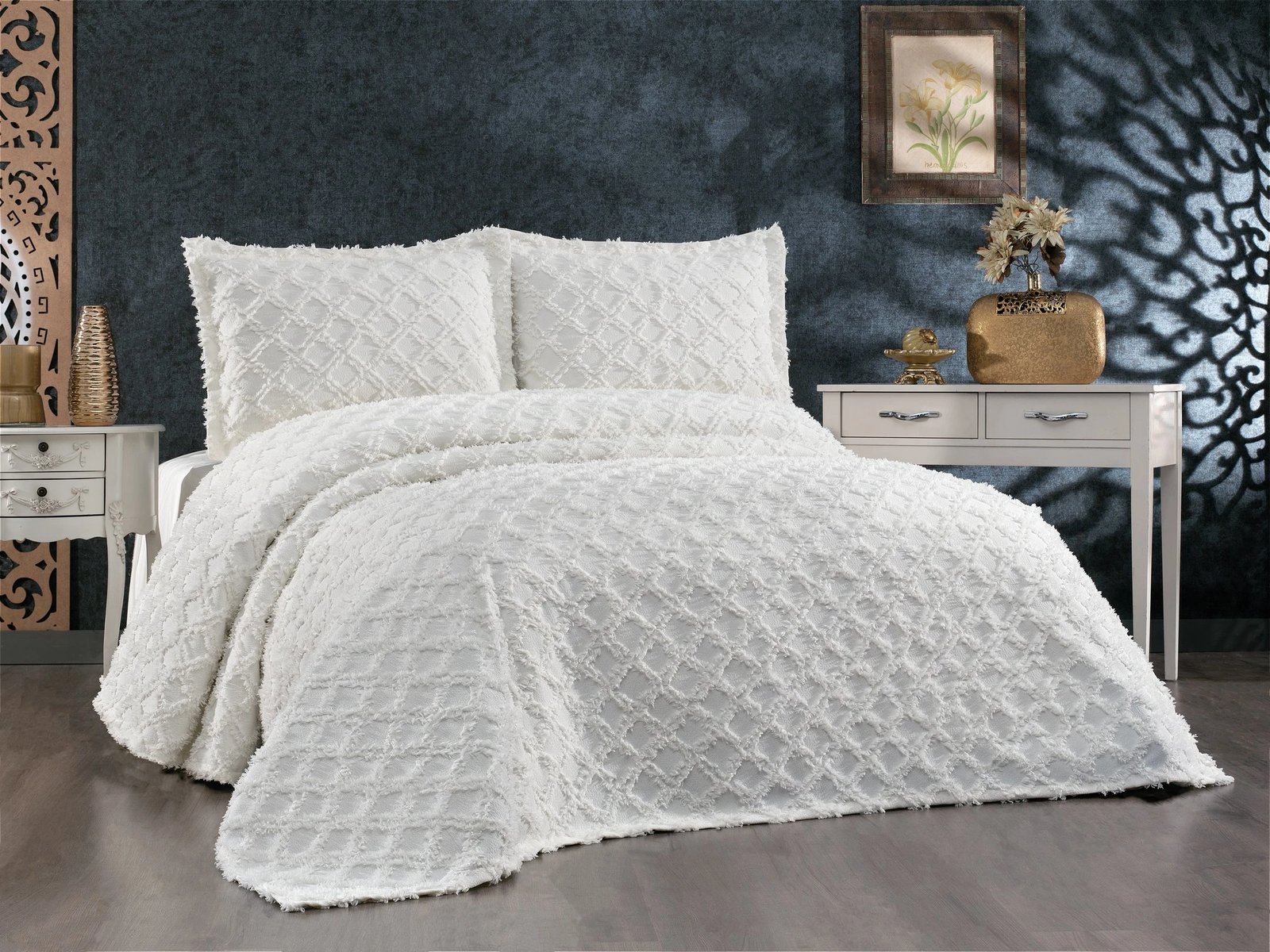 Set mbulesë dysheku dopio, krem, L'essentiel, Harem