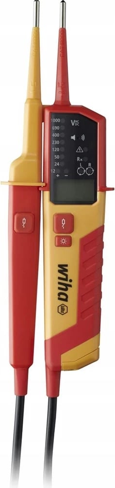 Drejtpërdrejtues tensioni Wiha 45217, LCD, i kuq dhe i verdhë