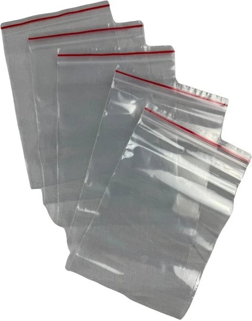 Qese me zinxhir BESTPAK 100x120 mm, 100 copë, Transparent