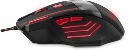 Maus për gaming Esperanza, USB Type-A, 2400 DPI, i zi 