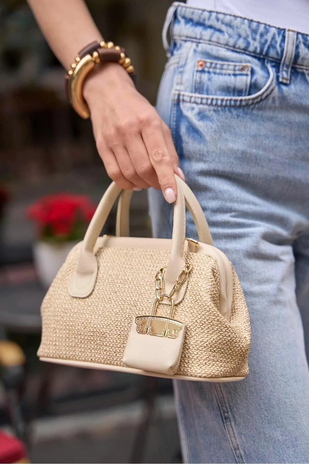 Çantë dore Zoozie, krem, MK1020225SM10-001