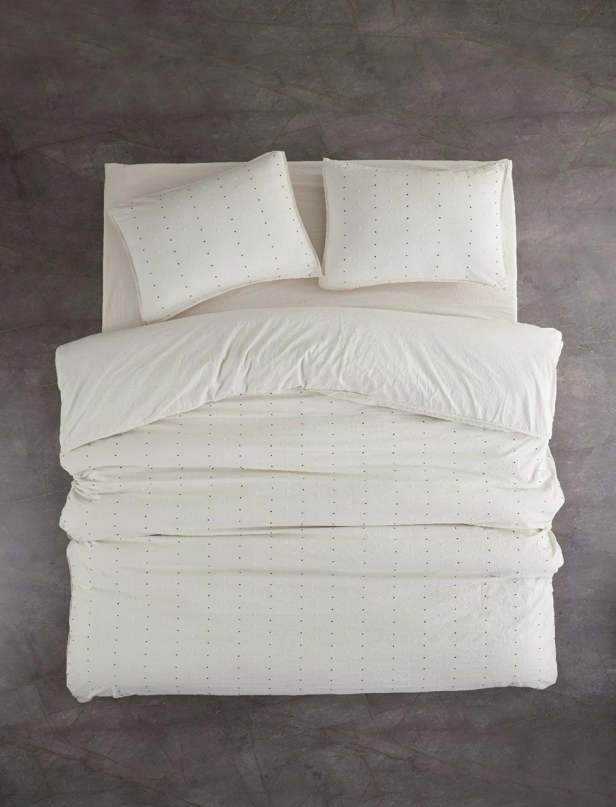 Set mbulesë për jorgan King, Ranforce, L'essentiel, krem & e zezë