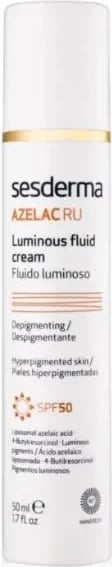 Krem fytyre depigmentues unisex Sesderma Azelac Ru Luminous Fluid SPF50, 50ml