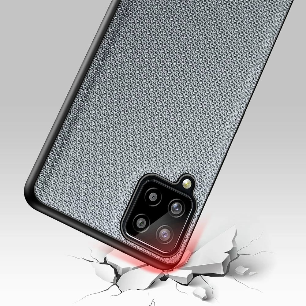 Mbështjellës Dux Ducis Fino për Samsung Galaxy A22 4G, najlon, Gri