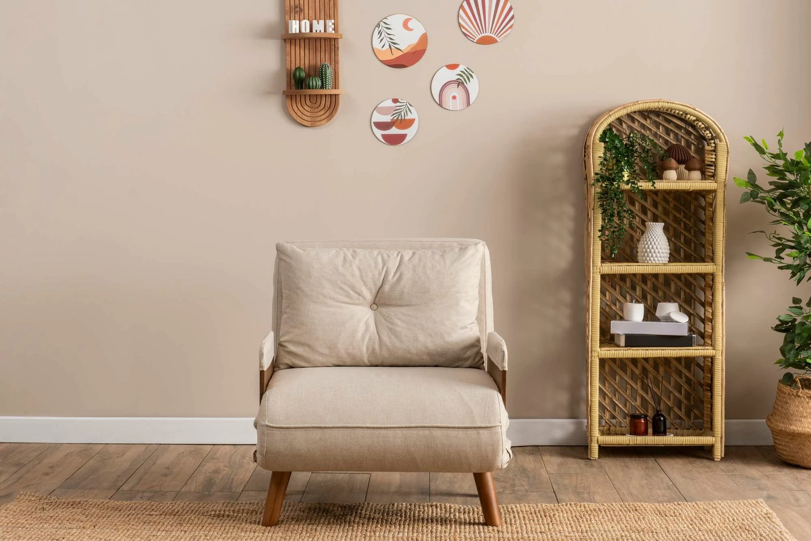 Krevat-karrige një vendës, Atelier del Sofa, Cosmo Single, krem