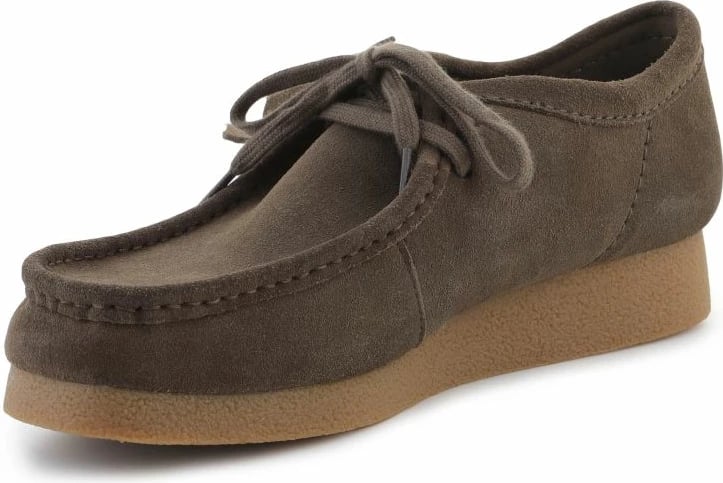 Këpucë Clarks për meshkuj, ulliri e errët