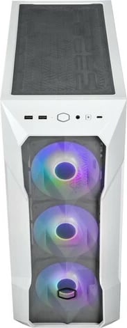 Kasë Cooler Master MasterBox TD500 V2 Mesh, Midi Tower, ARGB, xham i temperuar, USB-C, e bardhë