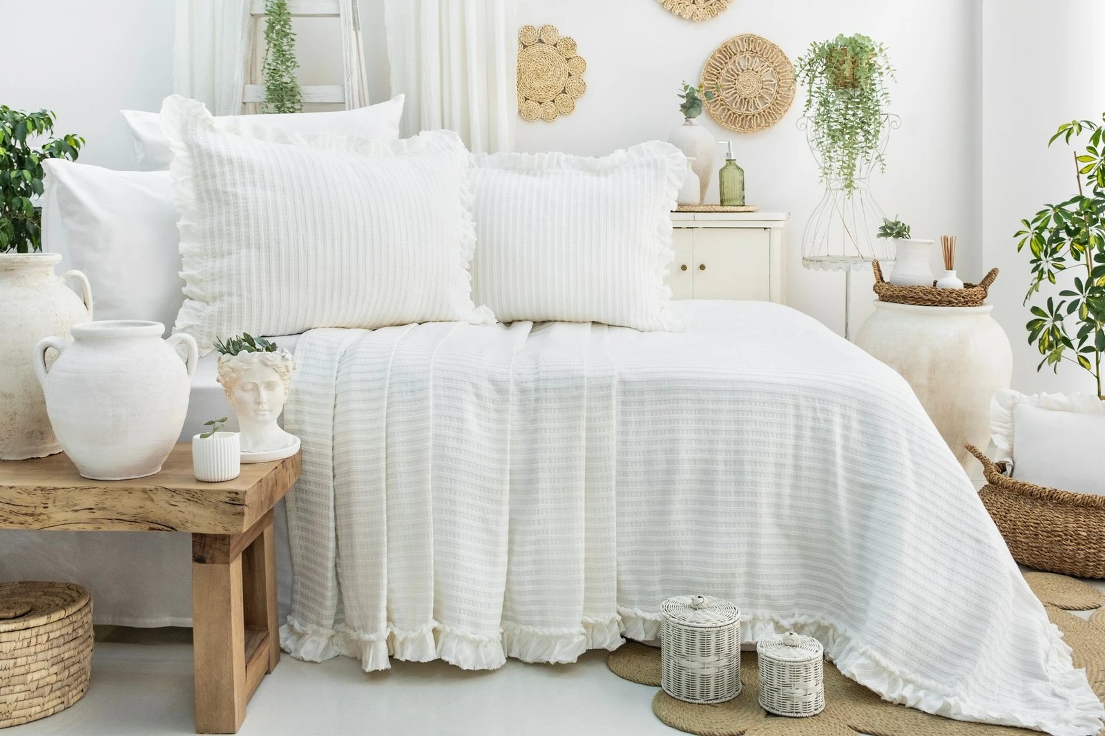 Set piké dopio L'essentiel, Martha, krem