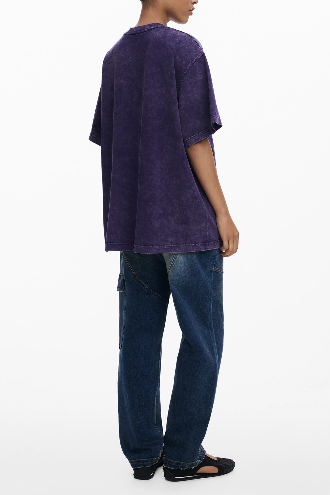 Maicë Desigual Fugaz Mickey femra, e purpurt