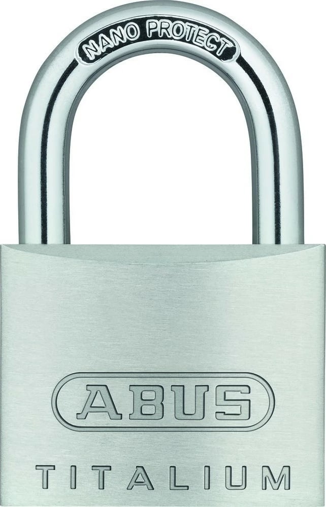 Dry sigurie ABUS 64TI/40 Titalium, Nano Protect, argjend