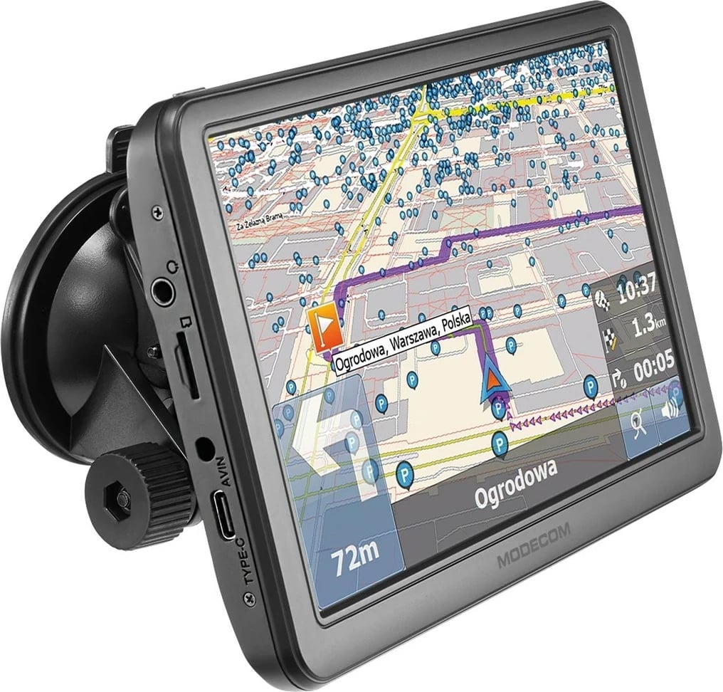 Navigacion për vetura MODECOM FreeWAY CX 7.4, 16 GB, E zezë