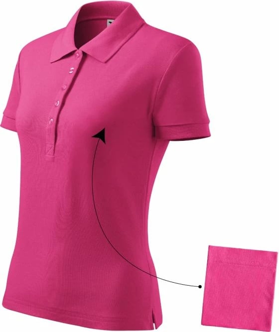 Polo maicë Malfini për femra, ngjyrë rozë