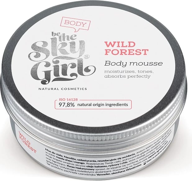 Mousse për trup Be The Sky Girl Wild Forest për femra, 200ml