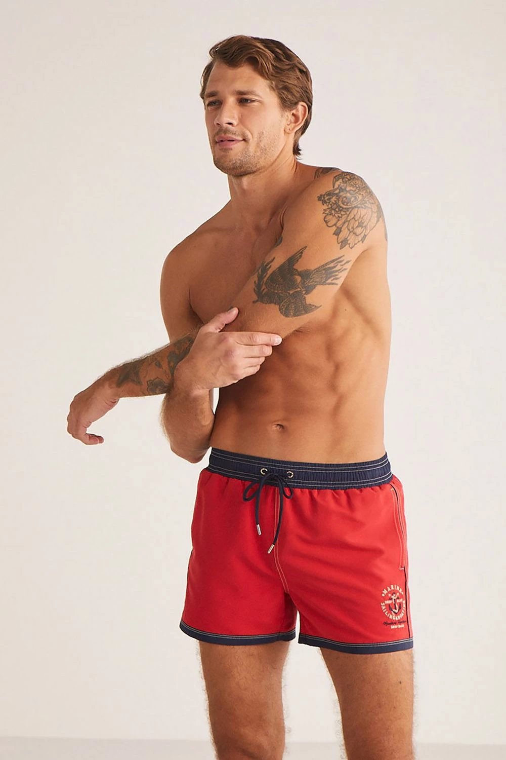 Tanga për not për meshkuj, ngjyrë e kuqe, Jumeon, XL