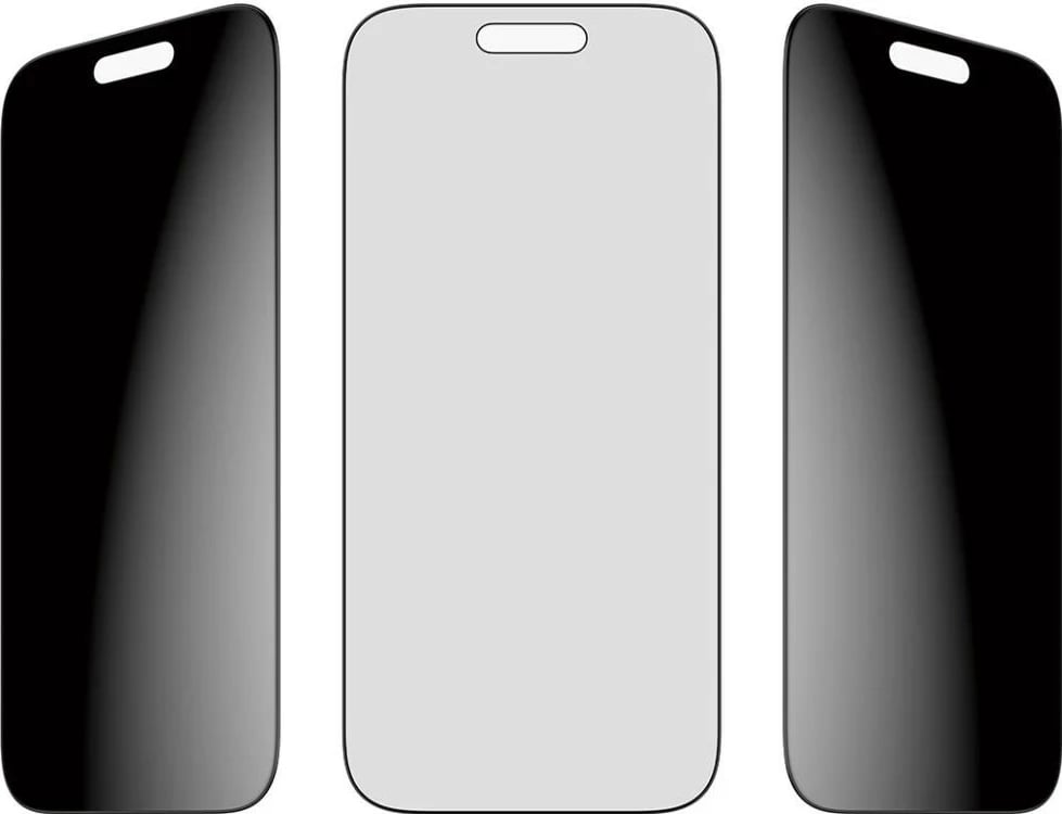 Mbështjellës PanzerGlass Ultra-Wide Fit EasyAligner për iPhone 17 Pro, privacy glass, e zezë