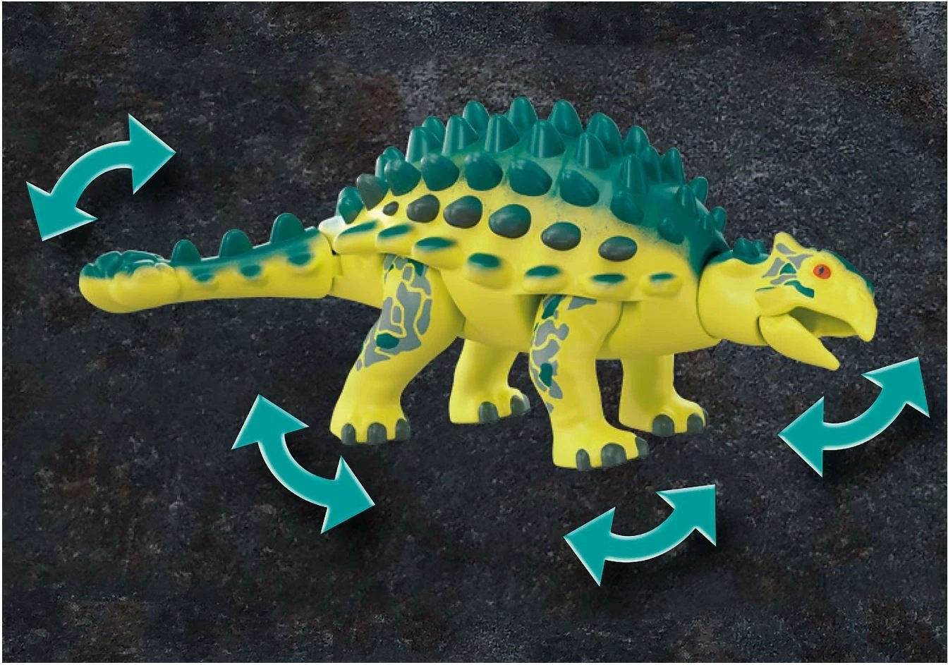 Set lodrash Playmobil Dino Rise 70626 Sajchania Attack Defense, 73 pjesë