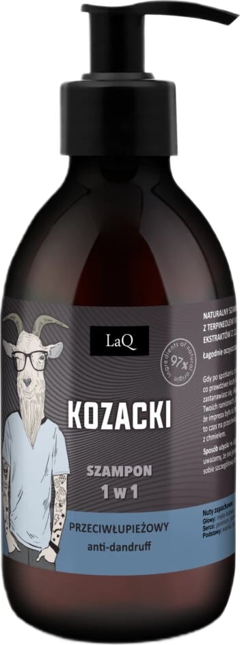 Shampon kundër zbokthit për meshkuj LaQ 1w1 Kozioł z Klasą, 300ml
