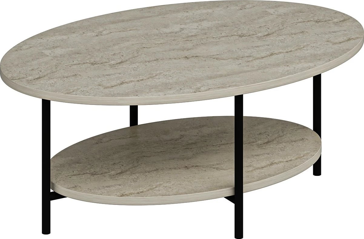 Tavolinë kafeje Skye Decor, Elis, ngjyrë travertini