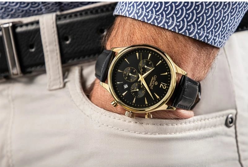 Orë dore për meshkuj Giewont, e zezë dhe e artë