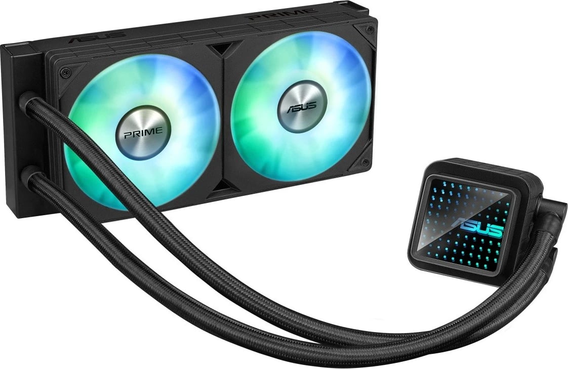 Ftohës procesori Asus PRIME LC ARGB 240, 2x120mm, i zi