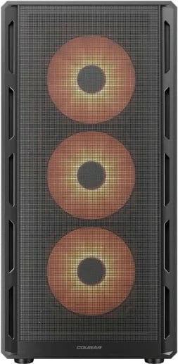 Kasë Cougar Airface Pure PRO midi, ARGB, e zezë