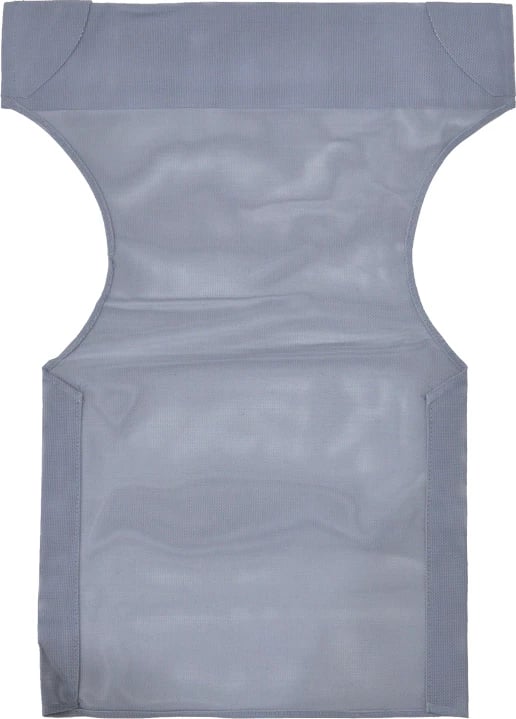 Pëlhurë e perforuar për karrige regjisori, ngjyrë gri, 45/57x1x78.5 cm